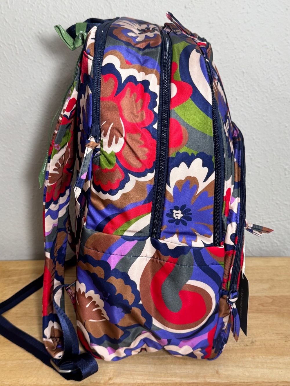 Vea Bradley Large Bancroft Backpack Nylon Bossanova Bold NWT - Picture 13 of 14